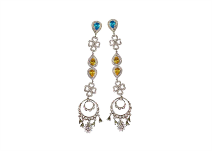 Gemstone Chandelier Earring